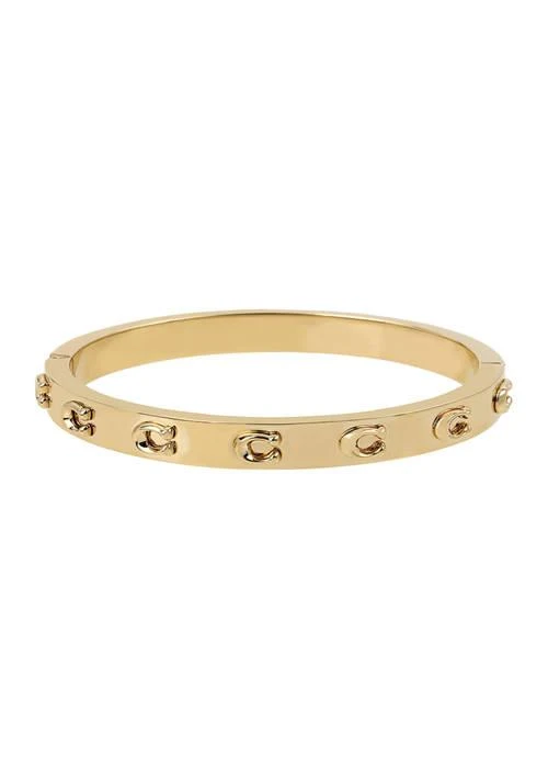 Coach Signature C Hinged Bangle Bracelet 1