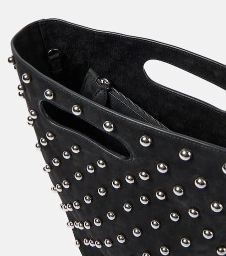 Alaïa Folded embellished suede tote bag 3