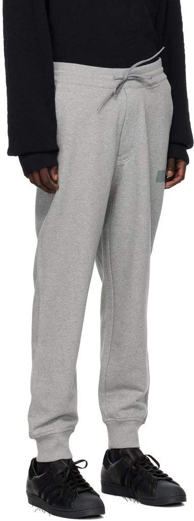 Y-3 Gray Loose-Fit Sweatpants 2