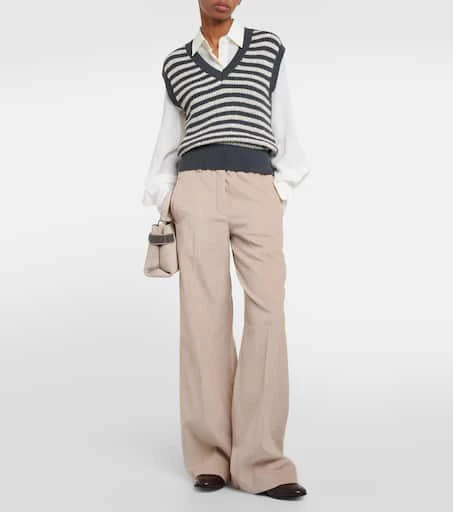 Brunello Cucinelli Cotton corduroy wide-leg pants 2