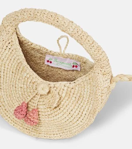 Bonpoint Loulou raffia shoulder bag 2