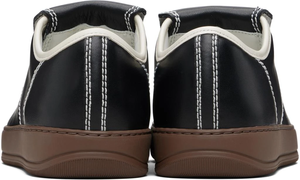 Lanvin Black DBB1 Leather Tongue Sneakers 2