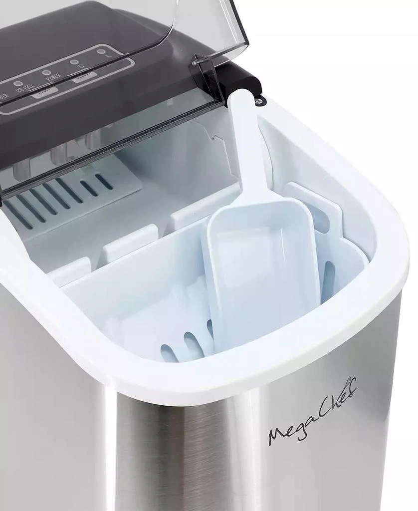MegaChef 26 Pound Countertop Bullet Ice Maker 5