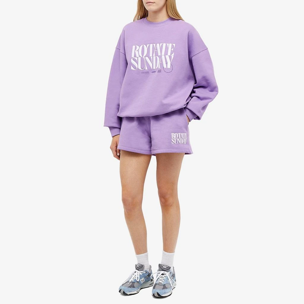 ROTATE Birger Christensen ROTATE Sunday Elasticated Sweat Short 4