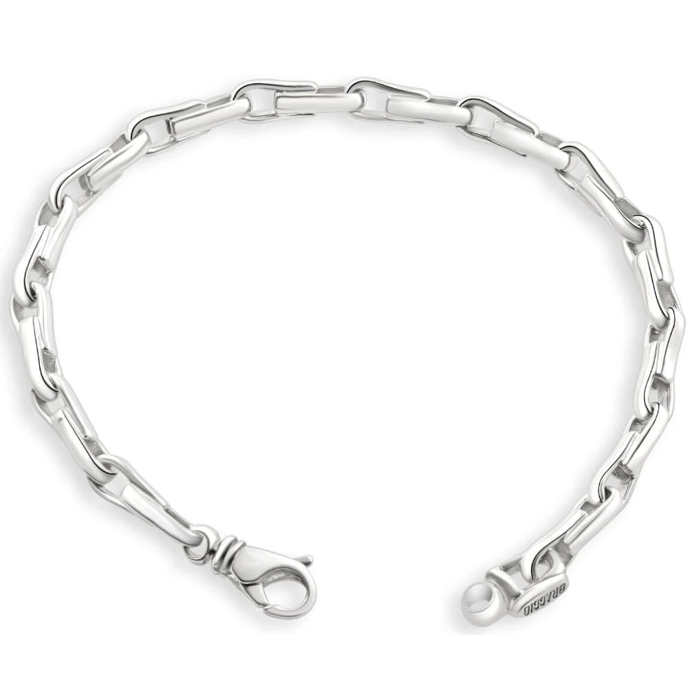 Pompeii3 Men
s 14k Gold (25gram) or Platinum (39gram) 6mm Link Bracelet 8.5"