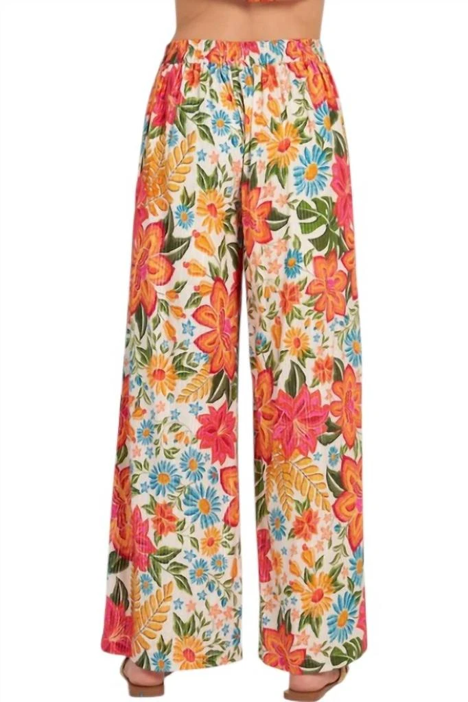 En Creme Audra Pants In Multi-Colored 2
