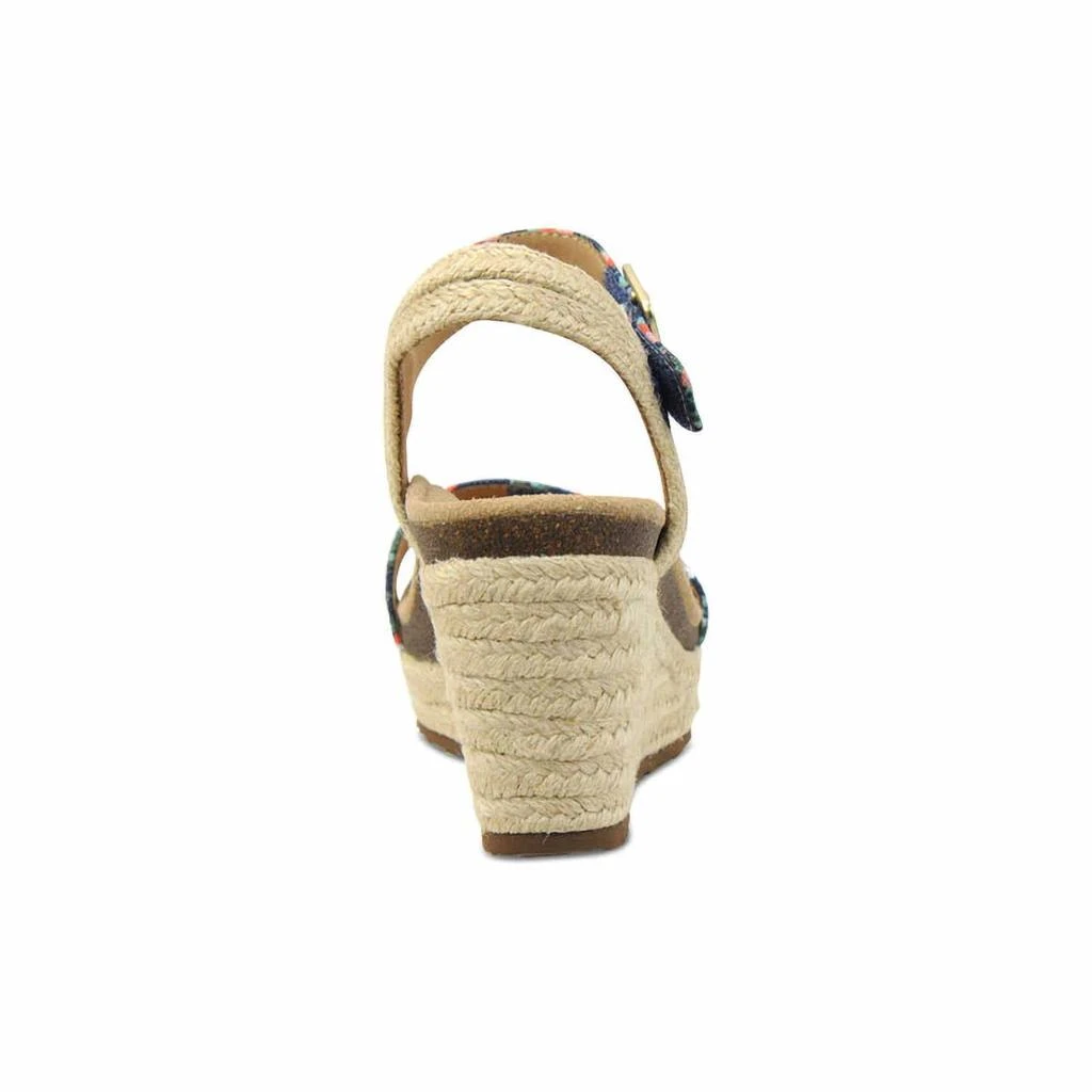 Aetrex SYDNEY QUARTER STRAP ESPADRILLE WEDGE 3