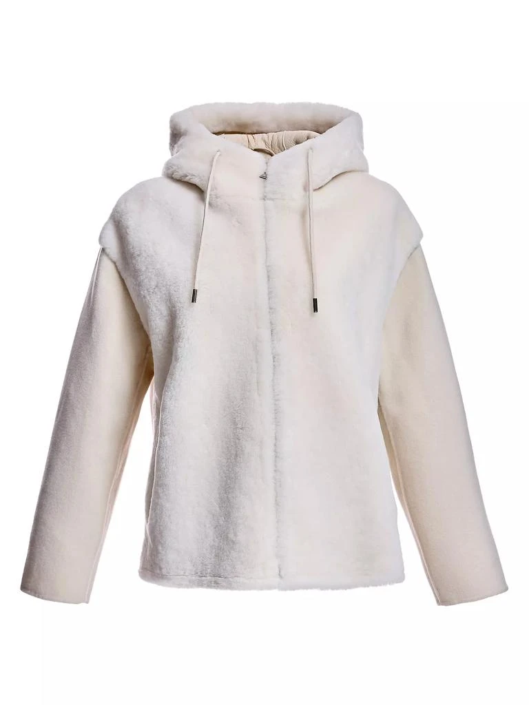 Maximilian Shearling Lamb and Wool Jacket 1