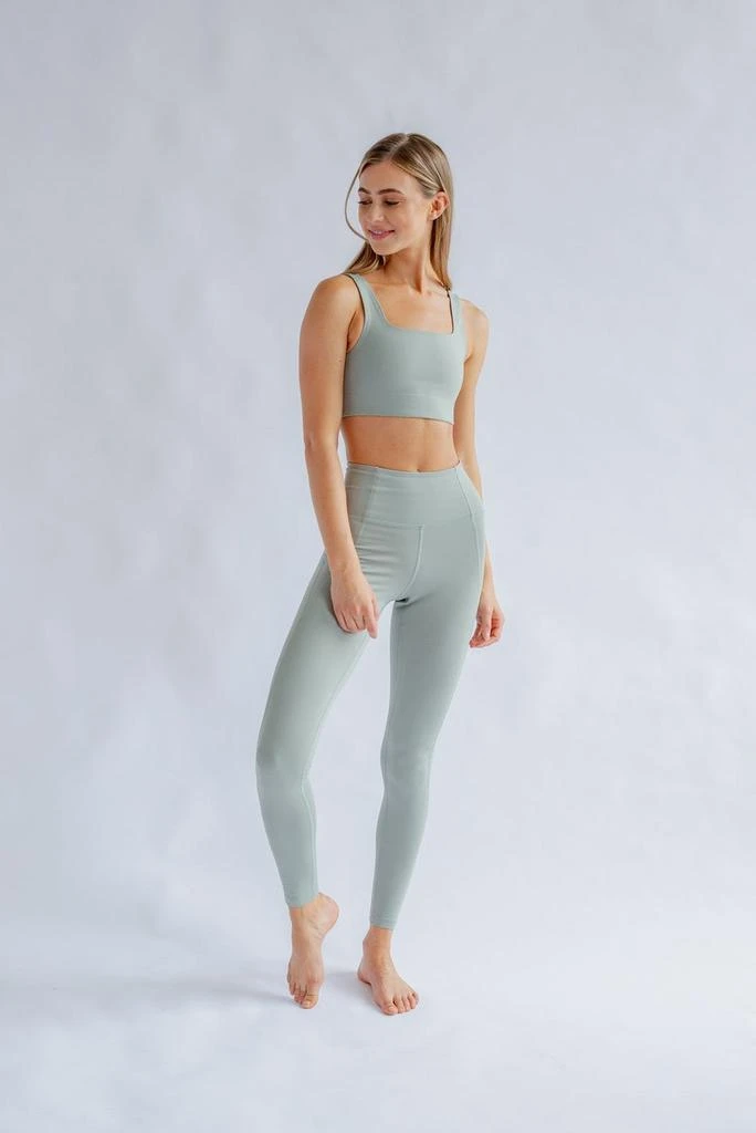 预计3周后发货 Girlfriend Collective Legging - Compressive High-Rise Legging - Agave 2