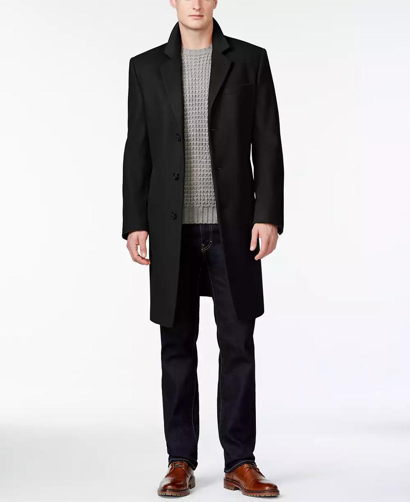 NEW Michael Kors Black 44R Madison Wool selling cashmere overcoat