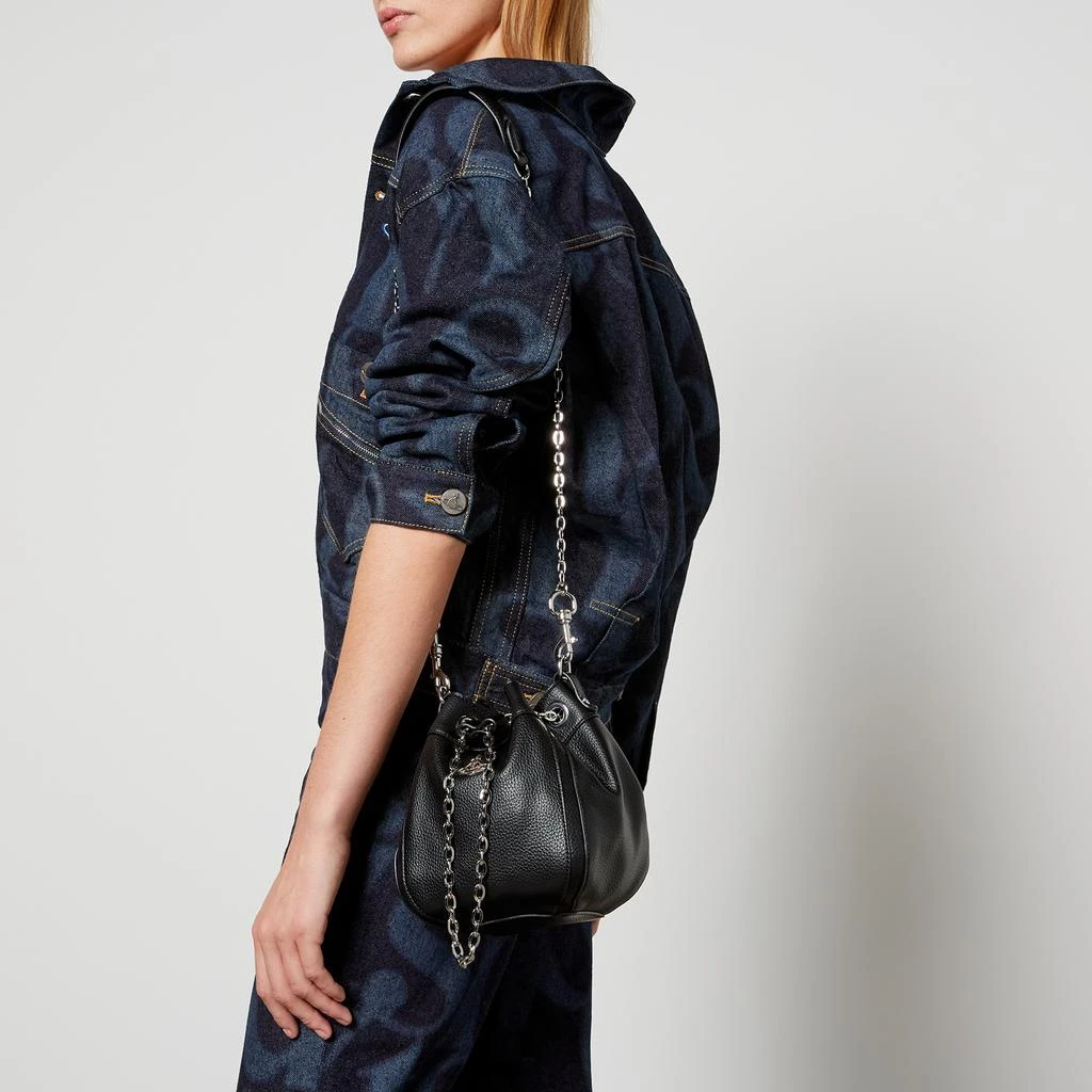 Vivienne Westwood Small Chrissy Vegan Leather Bucket Bag 2