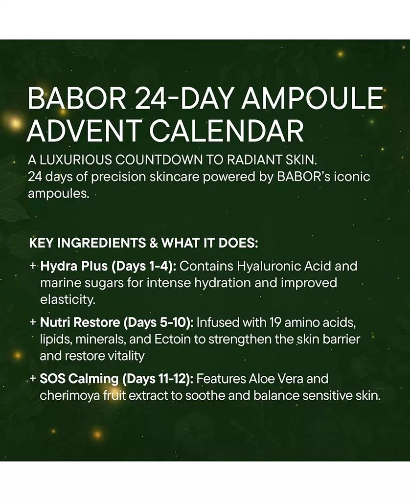 BABOR 24-Pc. Advent Calendar Ampoule Set 4