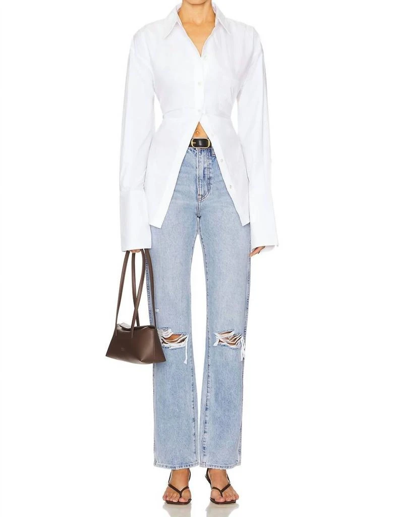 GRLFRND Grlfrnd - SARA SUPER HIGH RISE SLIM STRAIGHT JEAN 6