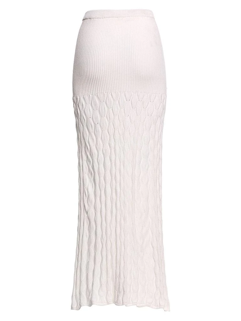 Agua Bendita Theodora Tales Knit Maxi Skirt 3