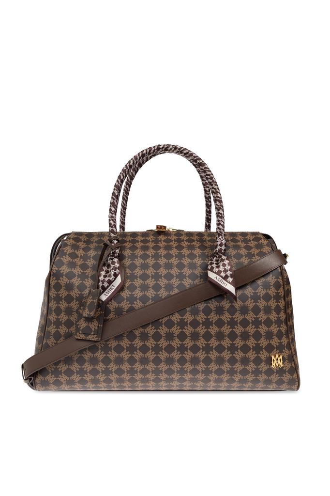 AMIRI Burgundy Denim Bandana Micro MA Bag - Travel Bags