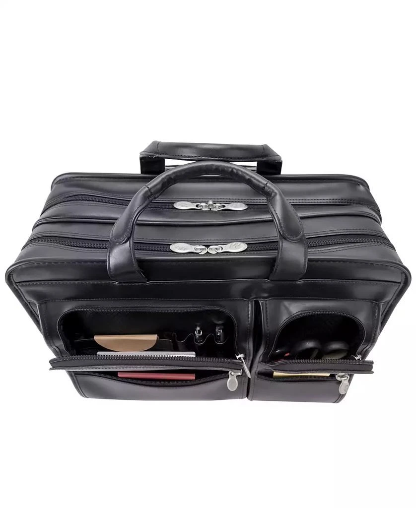 McKlein Franklin 15" Patented Detachable Wheeled Laptop Briefcase 7
