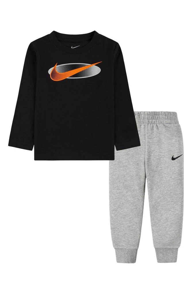 NIKE Kids' Swoosh Long Sleeve Tee & Joggers Set 1