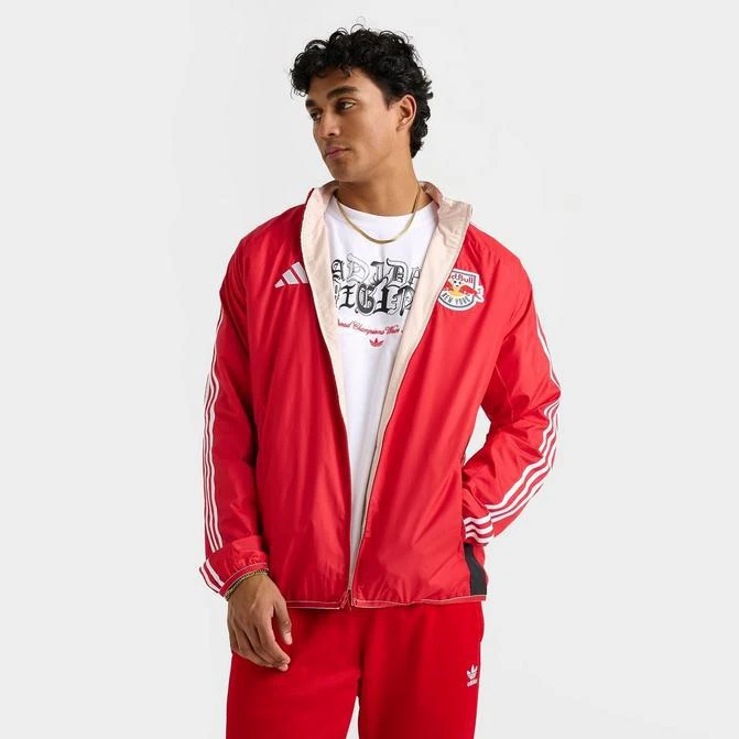 ADIDAS Men's adidas New York Red Bulls MLS Reversible Anthem Jacket 1