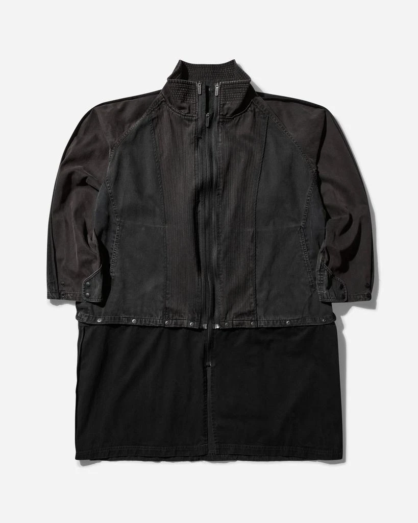 Hyein Seo Men's Convertible Patchwork Coat Stone 1