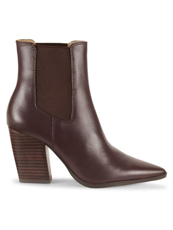 Saks Fifth Avenue Sloane 83MM Point Toe Leather Ankle Boots 1