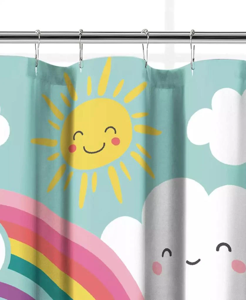 Dream Factory Rainbow Flare Shower Curtain, 72" x 72" 2