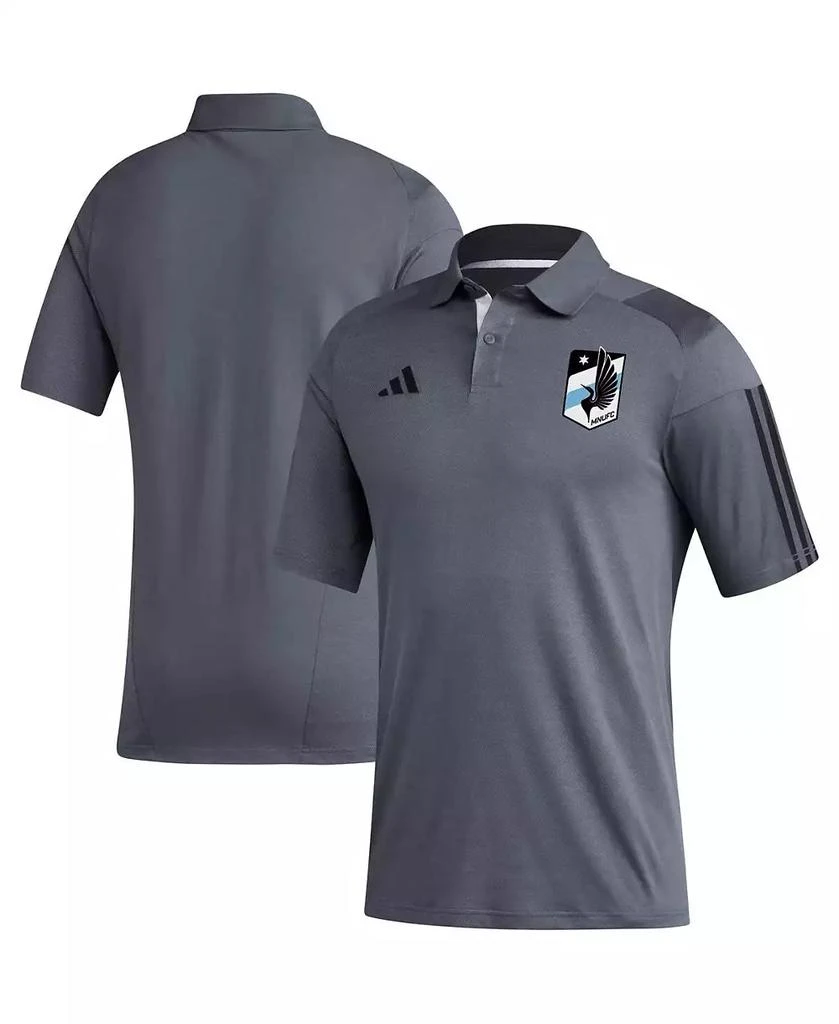 Adidas Men's Gray Minnesota United FC 2023 On-Field Training Polo Shirt 1