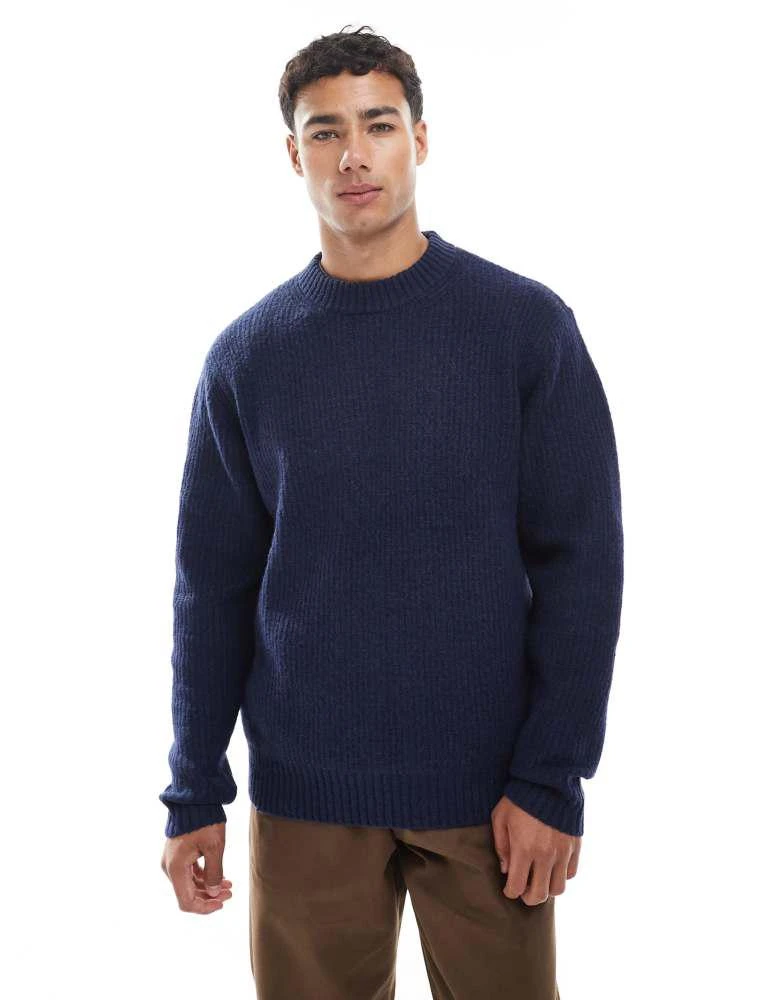 Oversized Chunky Jack And Jones Crew Neck Jumper Jack Jones Jack