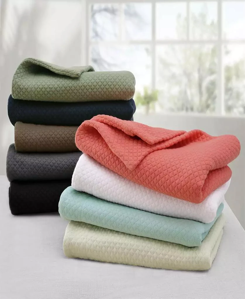 Superior 100% Cotton Diamond Solitaire All-Season 3-Piece Coverlet Set 6