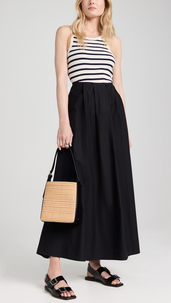 AEYDE Tekla Calf Leather Black Sandals