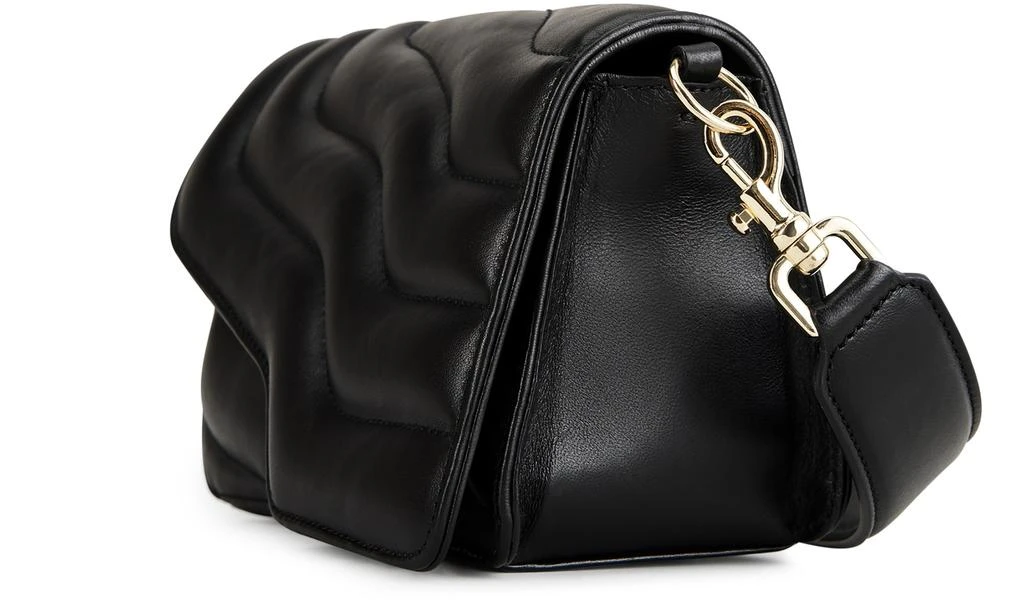ATP ATELIER Assisi Black Quilted Nappa Baguette Bag 4