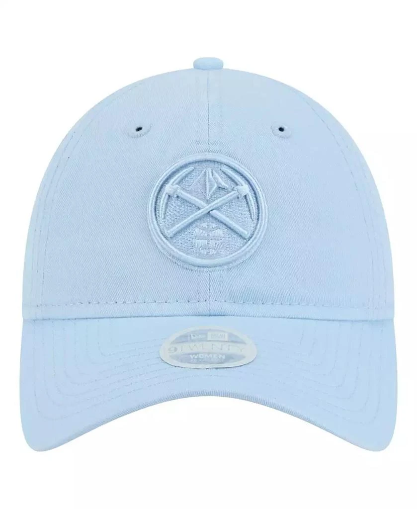 New Era Women's Light Blue Denver Nuggets Colorpack 9TWENTY Adjustable Hat 2