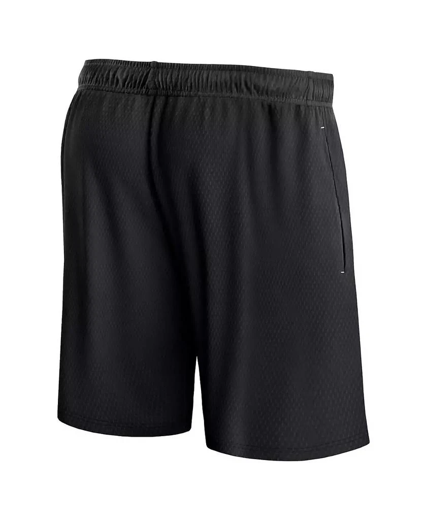 Fanatics Men's Black Utah Jazz Post Up Mesh Shorts 3