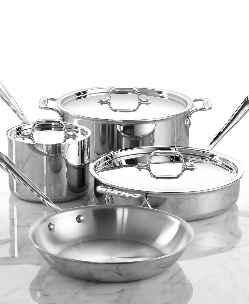 All-Clad D3 Stainless Steel Cookware Set, Exclusively at Macy’s, 7 Piece 3