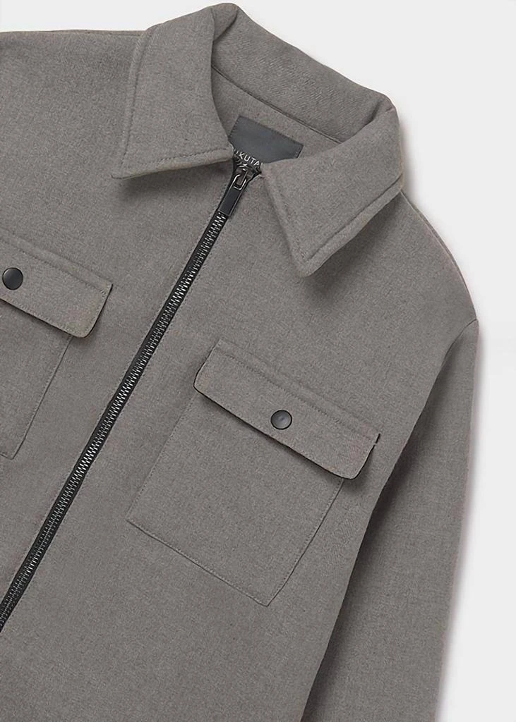 Mayoral Boy
s Flap Pocket Collared Jacket In Rock Vigore 3