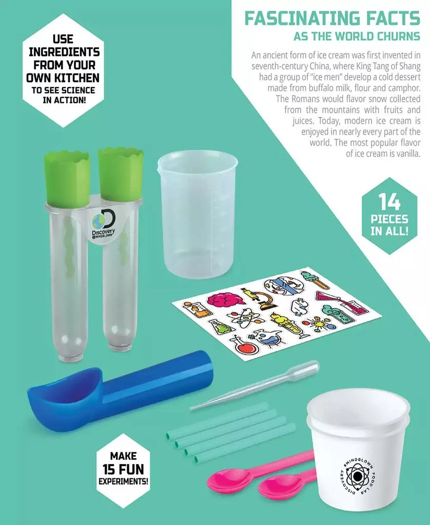 Discovery #MINDBLOWN Food Science Kit Frozen Treats, Created for Macy's 10