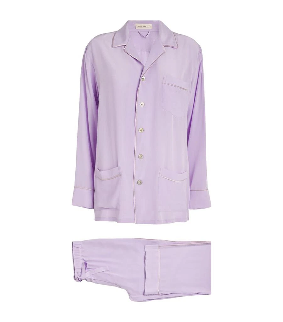 OLIVIA VON HALLE Silk Yves Pyjama Set 1