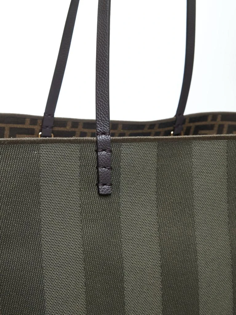 Fendi Fendi Roll Pequin Striped Large Tote Bag 4