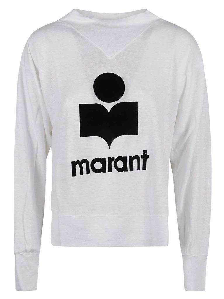 Isabel Marant Étoile Isabel Marant Étoile Logo Printed Long Sleeved Jumper 1