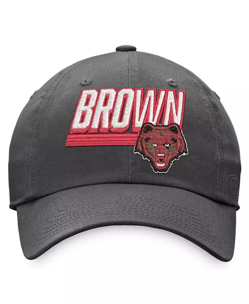 Top of the World Men's Charcoal Brown Bears Slice Adjustable Hat