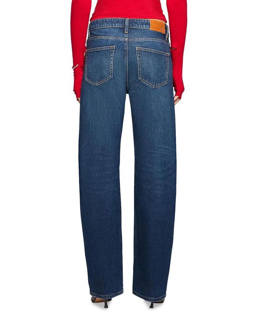 EB Denim Alida High Rise Bowed Leg Jeans in Tribeca 3