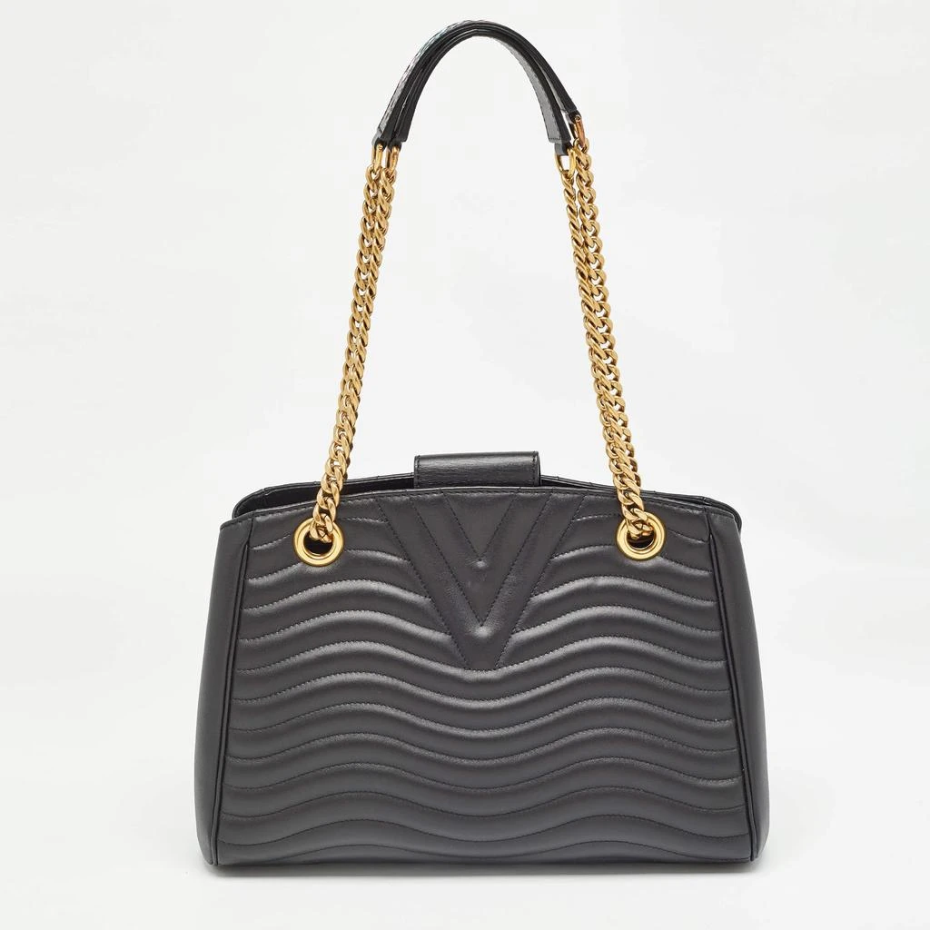 Louis Vuitton Louis Vuitton Black Quilted Leather New Wave Bag 4