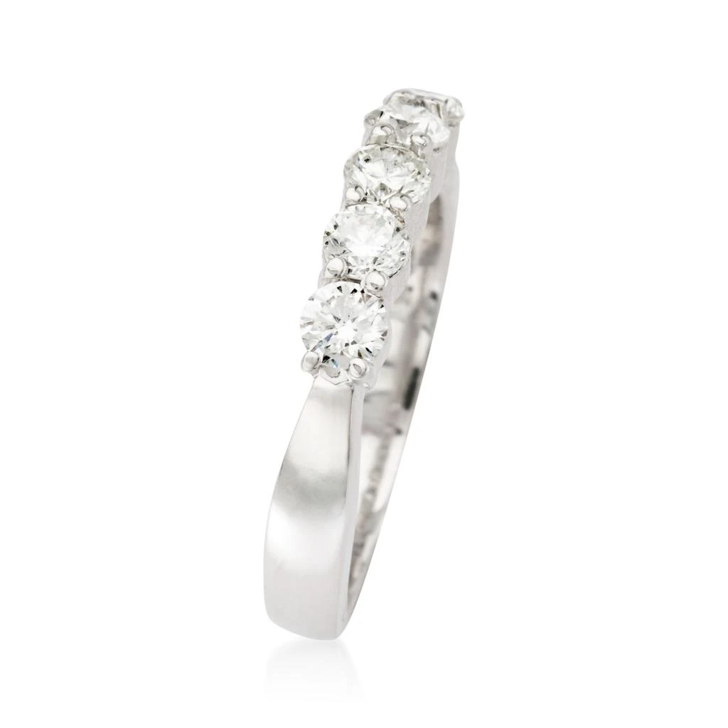 Ross-Simons Ross-Simons 5-Stone Diamond Wedding Ring in 14kt White Gold 2