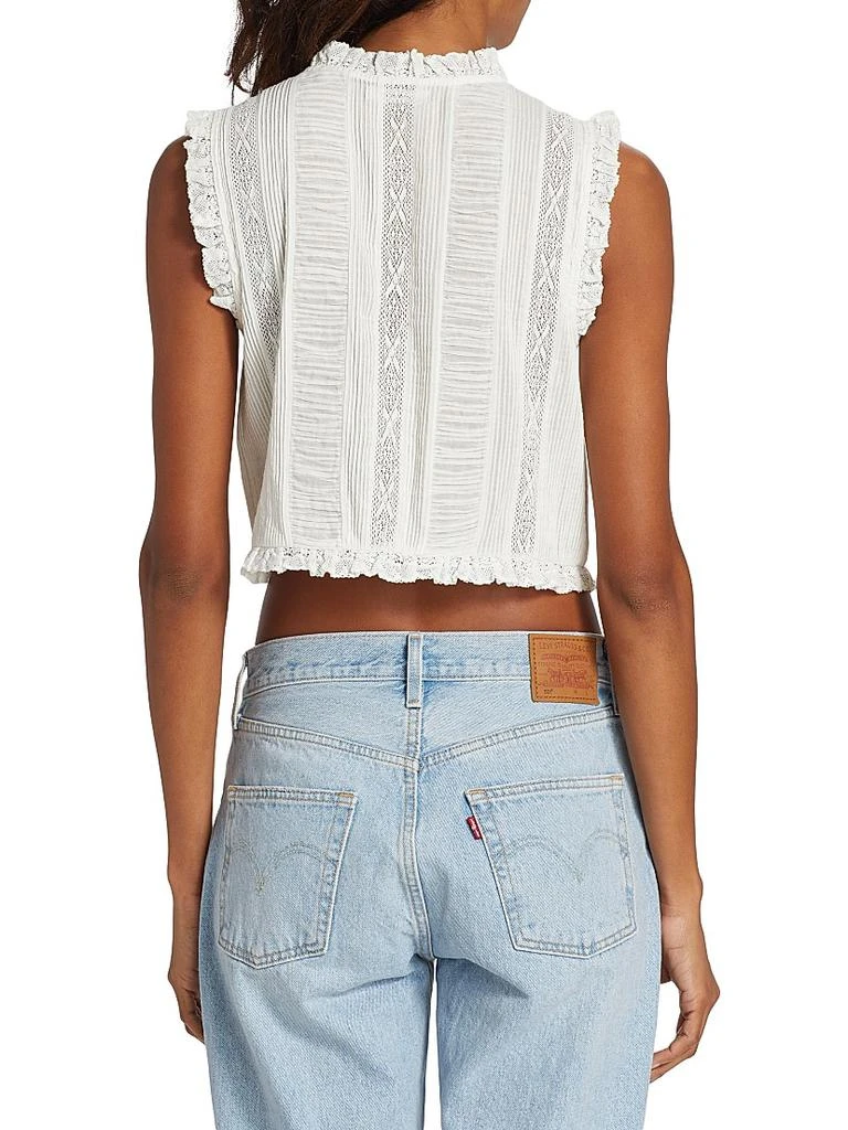 DÔEN Hallie Lace Crop Top 5