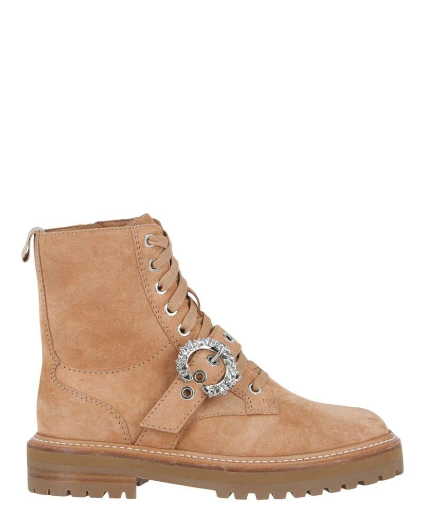 Jimmy Choo Cora Flat Suede Boots 4