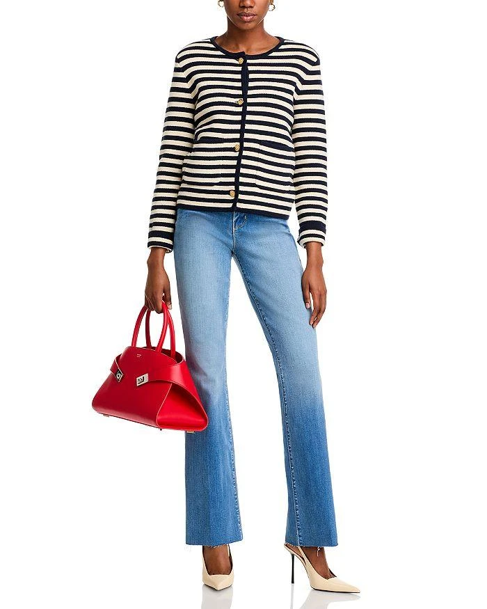 L'Agence LAGENCE Ruth High Rise Straight Jeans in Garvey 2