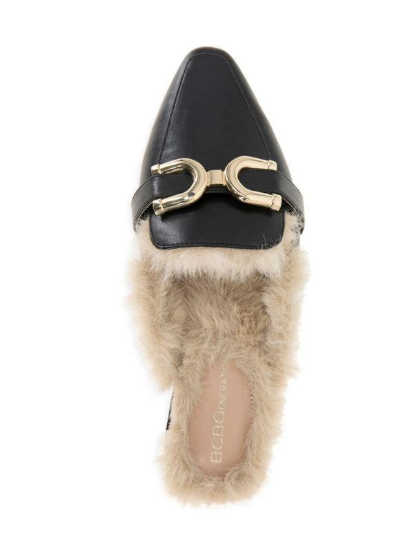 BCBG Tara 2 Faux Fur Lined Mules 7