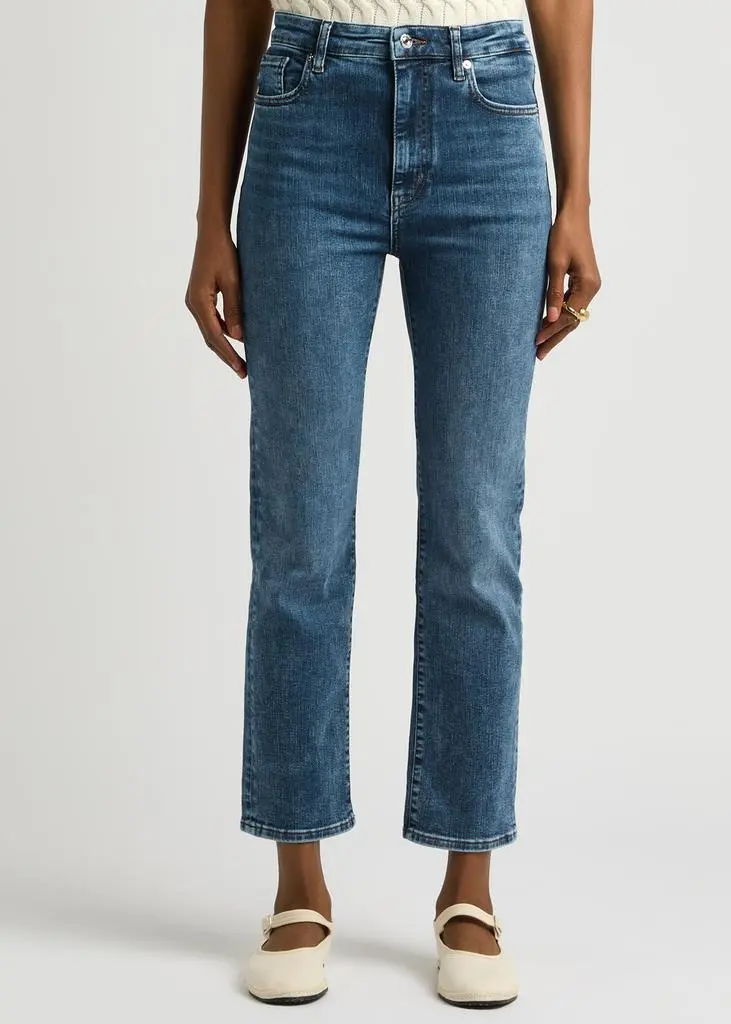 FRAME The Pencil Crop skinny jeans 2