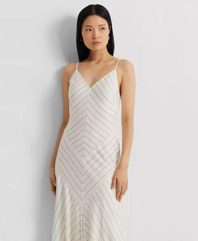 Ralph Lauren Women's Sleeveless Chevron Gown 3