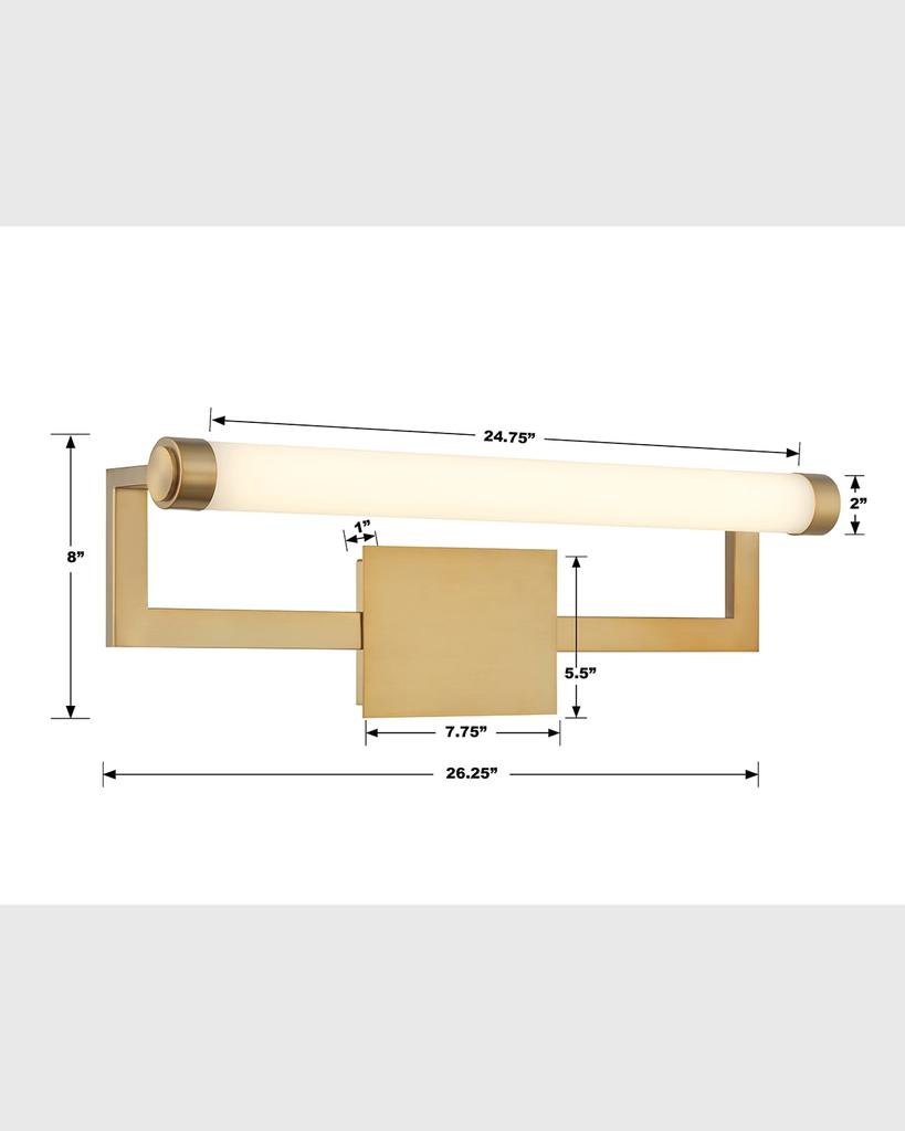 Crystorama Clinton 1-Light Bathroom Vanity