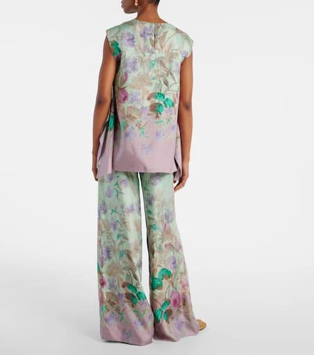 LA DOUBLE J San Carlo floral silk top 3